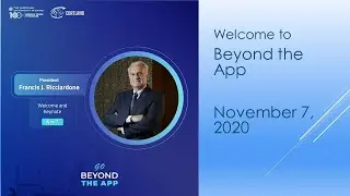 President Ricciardone's Address at Beyond the App Nov. 2020