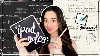 How I take notes on the iPad Pro: 5 ways 🍎FREE GOODNOTES GIVEAWAY