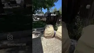 Downtown Pleasanton CA installation - Subtle change makes HUGE difference #belgard #megaarbel