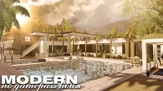 Bloxburg: No Gamepass Private Modern House | Roblox | Speedbuild