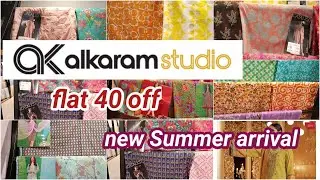 alkaram studio flat 40 off sale on entire stock |  February 14, 2023