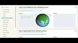 Time Based Call Routing Feature - Create media records for onshore and offshore business hours