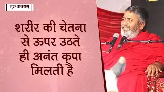 गुरु वाक्यम् एपिसोड 442 : शरीर की चेतना से ऊपर उठते ही अनंत कृपा मिलती है।
