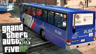 GTA V: BRASIL ROLEPLAY - Virei motorista de ônibus e perdi 4500 - RP VIDA REAL #02