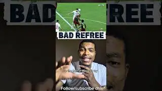 BAD OFFICIATING BY THE REFEREE AGAINST CAMEROON