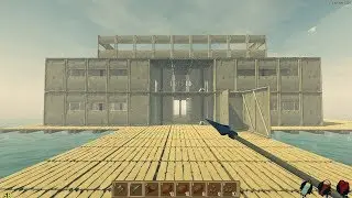 Stranded Deep building A BIG HOUSE ON THE WATER