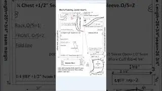 Padding jacket pattern, ep8 #shorts #short @rmgpm16