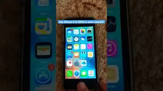 iphone 5 IN 2024 is actually really smooth! #iphone #oldiphone #iphone5 #apple