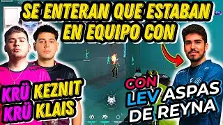 KEZNIT Y KLAUS SE ENTERAN QUE LEV ASPAS ESTA EN SU TEAM y CON REYNA | LLEGAN DELZ1K, MELSER, SHYY XD
