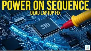 Laptop Power ON Sequence Step 1 VOLT IN Section Part 1