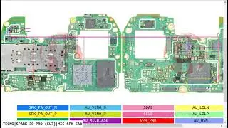 TECNO SPARK 30 PRO KL7 Mic Ear Ringar Buzzer Ic Problem  Ways Hardware Solution #borneoschematic #gs