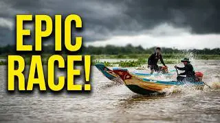 Smach Sailing Competition - កម្មវិធីប្រណាំងទូកក្តោង ស្មាច , Cambodia siemreap