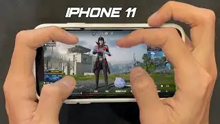 IPHONE 11 HANDCAM IN 2025 🔥/Smooth+Extreme PUBG Gaming Test😍/ NEW IOS 18.5 Livik Gameplay!