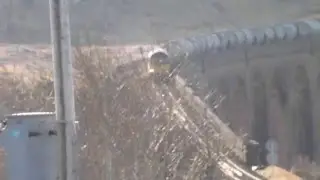 Cement Train Crossing Culloden Viaduct Heading For Inverness From Oxwellmains