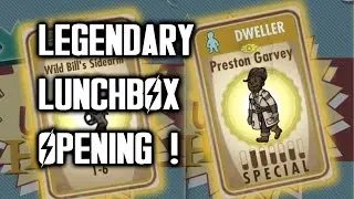 LEGENDARY LUNCHBOX OPENING ! (40 Packs) - Fallout Shelter