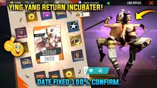 Ying Yang Bunddle In Return Incubater | 100% Confirm | Free Fire | VermaStar Gaming.