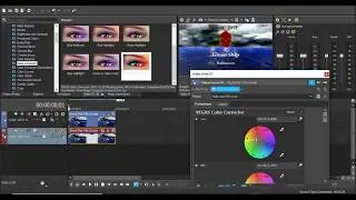 How To Do An area Colour Correction In Sony Vegas Pro 16