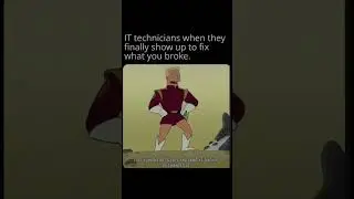 IT Technicians Be Like 😂 | Relatable Coding Meme #Shorts