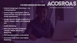 Digital Marketing Course In Nizamabad | Telangana | ACOSROAS Academy
