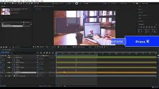 Adobe After Effects Lessons - 7. First Project Animate the Layers