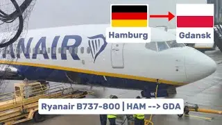 Ryanair Flight Experience: Hamburg to Gdansk (HAM-GDA)