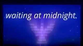 Waiting At Midnight (lo-fi beat) music visualizer