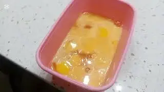 Egg sauce & boiled sweet potatoes 
