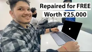 My MacBook Pro Got Repair for Free Worth ₹25,000 | No Apple Care | No Warranty