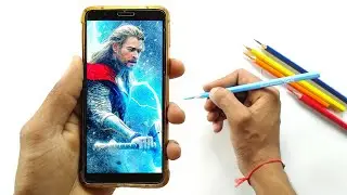 How I draw Thor, Step by step,  Outline Tutorial