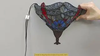 16697 wall scone light tiffany drygan fly fixturedisplays