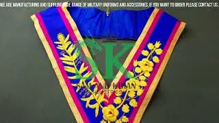 Mark Grand Full Dress Collar, MASONIC REGALIA Mark Grand Rang Regalia Full Dress