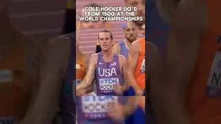 Cole Hocker DISQUALIFIED From 1500 at the World Championships!