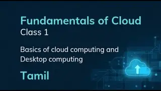 fundamentals of cloud computing, cluster computing, cloud computing aws course free in Tamil