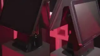 Megaview 2 telas com impressora acoplada