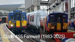 Class 455 Farewell - 1983-2025 Sunday 21st December 2025