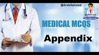 MCQS Appendix /Medical Exam /Medical Student Exam / Mrcs / FRC/ USMLE Qs/  No1doctor / dratef