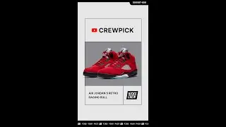 Jordan 5 Retro Raging Bull DD0587-600 Review #CREWPICK #shorts