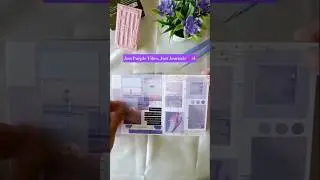 Flipping through my half purple journals 💜 cozy aesthetic vibes. Which spread is your favourite?? ✨.