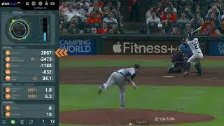 Check out the total spin rate on this Matzek slider that fooled Altuve!