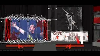 CM Punk Entrance Animation /w Pyro (Elimination Chamber 2012 Concept)