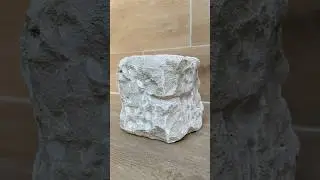 Kako od kamena izraditi manju vazu ili svjećnjak | Grubo klesano izvana 😀🏔️ #kamen #diy