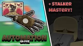 Showcasing the new AUTOMATION glove and STALKER mastery obtainment in Slap Battles | ROBLOX