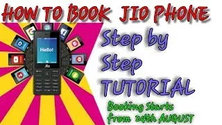 How to Prebook JIO PHONE using mobile number and pincode | Hindi