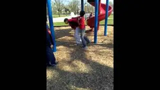 Lil kids fighting
