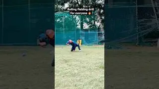 Rolling fielding drills-Head coach Vipin Rawat sir🔥 #negativethinking #mentalstrength #innercoach