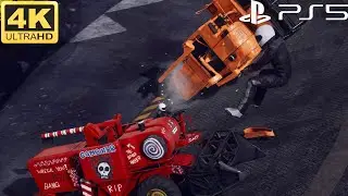 Wreckfest PS5 Combine Harvester Demolition Derby! Absolute Carnage!!! 4K HDR 60FPs