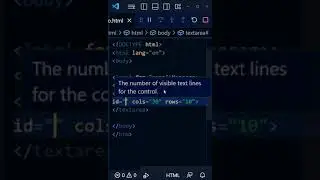 Textarea Tag in HTML #shorts #trending #html #viral #css #tutorial #tips #tricks #texvn #thetexvn