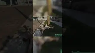 Randy Wrangler does the splits into pole!