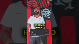 HOJE TEM O SUB 20 DO FLAMENGO #shorts #flamengo #futebol