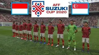Indonesia vs Singapore ● AFF Suzuki Cup 2020 - Semi Final (Second Leg) | 25 December 2021 Gameplay